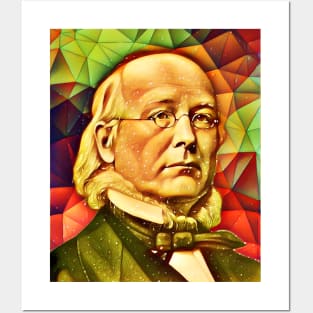 Horace Greeley Snow Portrait | Horace Greeley Artwork 9 Posters and Art